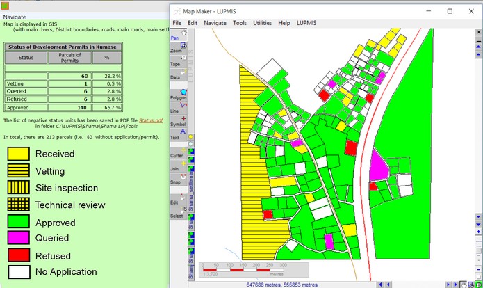 8.5.5.1 Permits: List & map - LUPMISManual